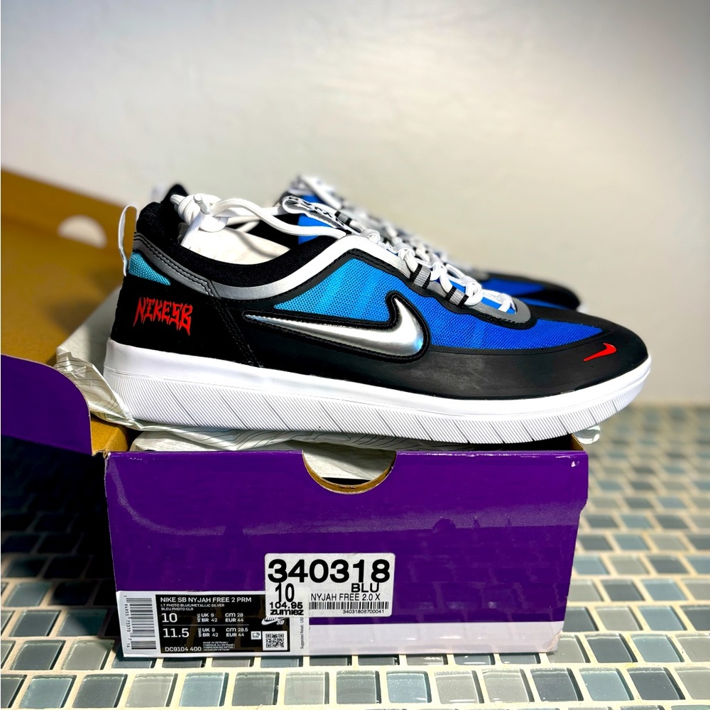 NIB Nike SB x Samborghini Nyjah Free 2.0 skate shoes